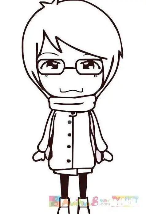 q版人物简笔画比简笔还简笔
