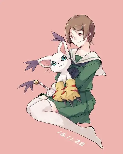 jpg (1500×1875) #数码宝贝# #八神嘉儿# #pixiv id 15341065