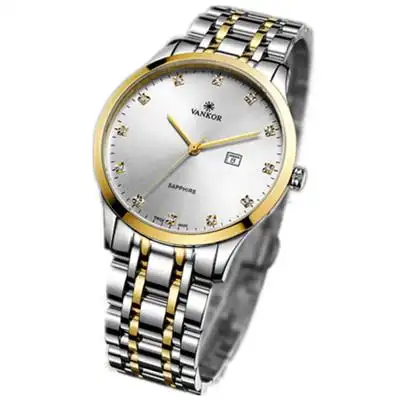 瑞士 凡高手表 vankor 超薄 钢带 石英女表 v.523.91.31.vvw 正品