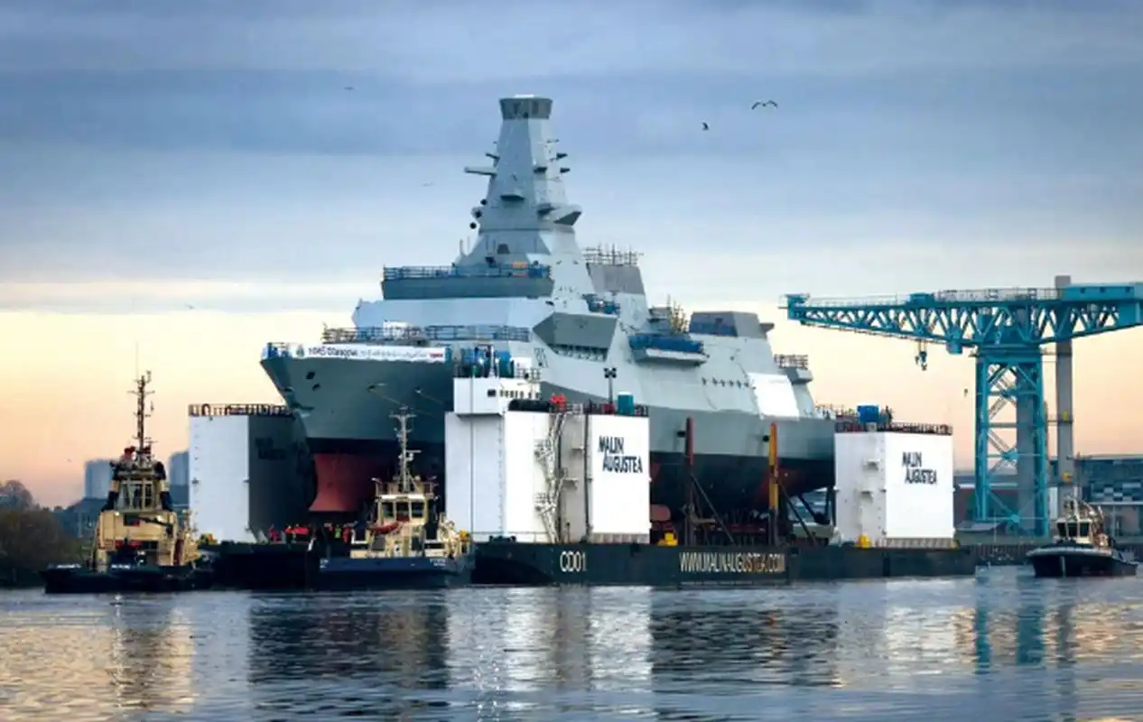 2023年年初,英国海军首艘26型护卫舰"格拉斯哥"号举行了下水仪式,并将