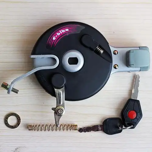 爱玛电动车原厂配件原装后刹车总成后闸电机锁pf90-a英制随动涨闸