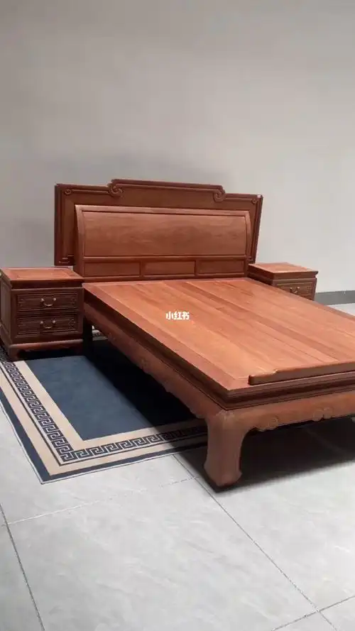 缅甸花梨大果紫檀高低床