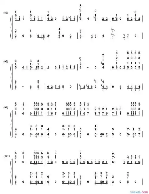 exo月光moonlight简谱月光moonlight歌词