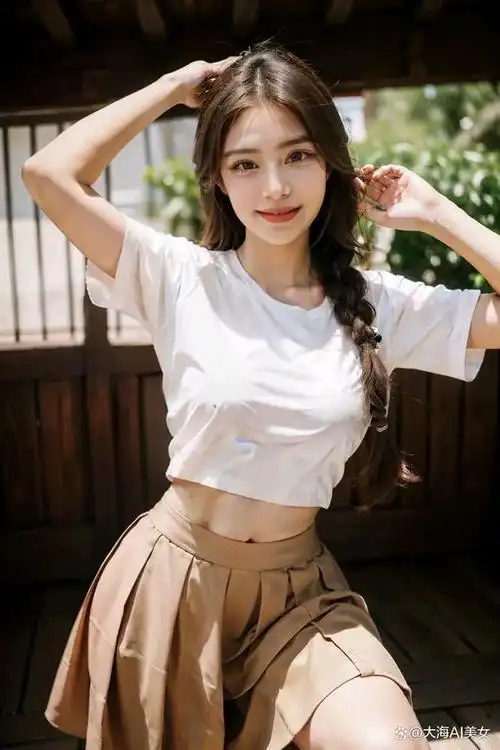 ai画美人 美人一笑百媚生