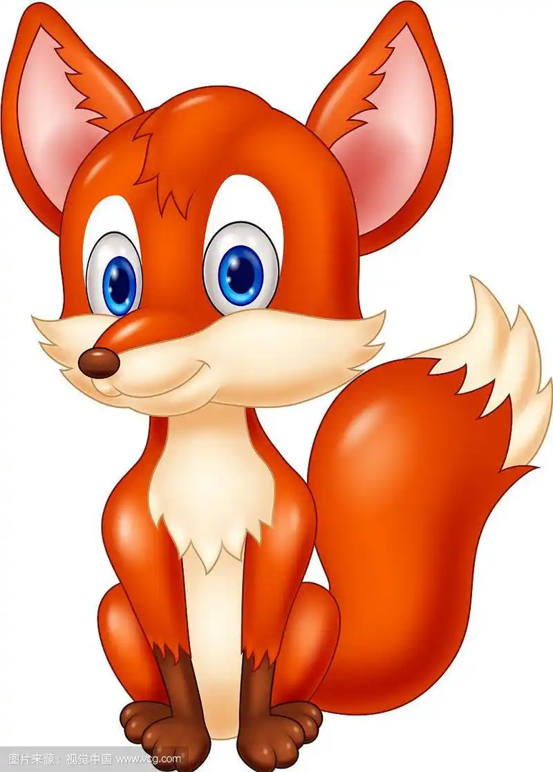 卡通动物狐狸