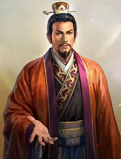 三国志13刘备立绘原图 三国志13刘备战斗形态图