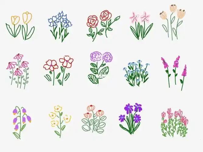 植物花卉简笔画