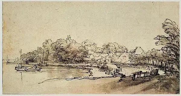 大师伦勃朗素描手稿