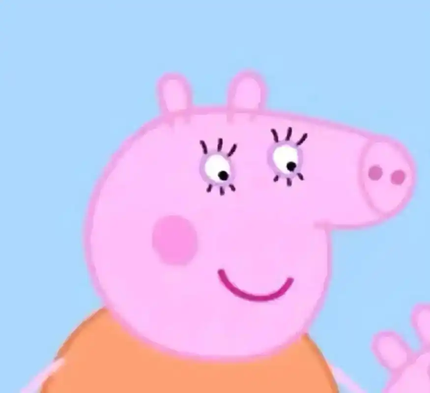 这也太可爱了吧 #美少女变身 #小猪佩奇拟人头像 猪妈妈拟 - 抖音