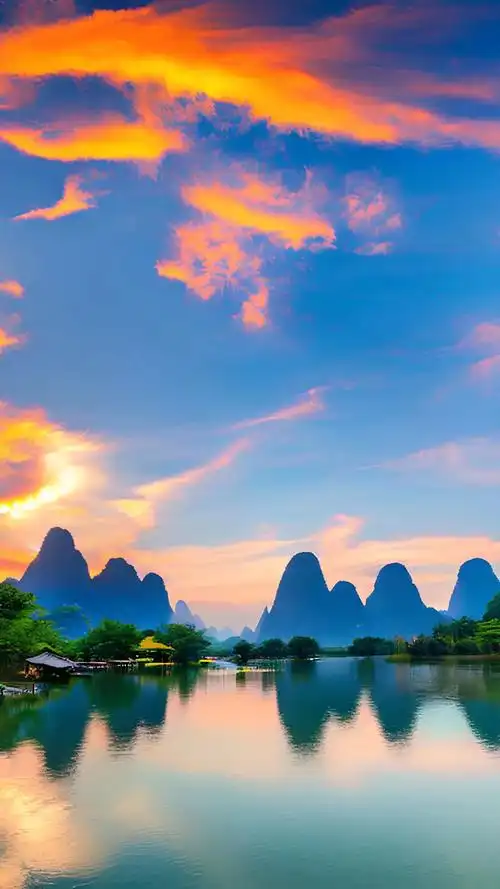 夏天去哪玩 美景天城之桂林漓江,#桂林山水甲天下 #漓江景 - 抖音