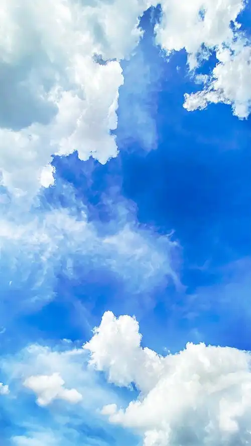 蓝天白云背景设计素材下载