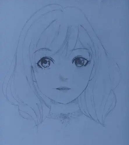 临摹~大眼睛姑娘