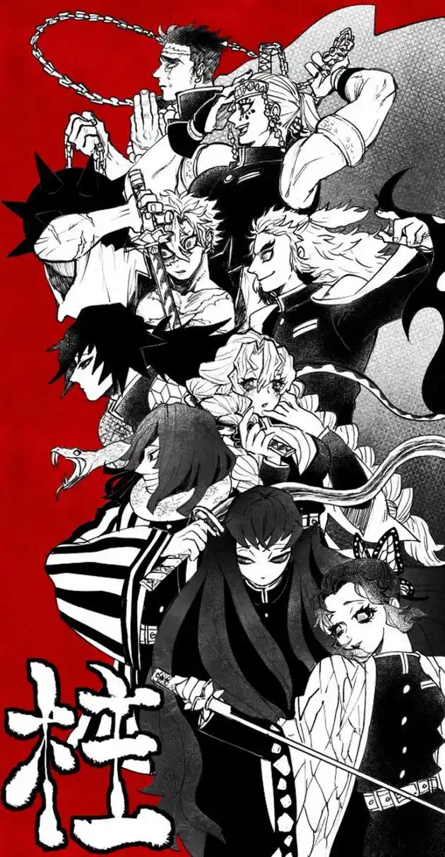 #作者学院# #鬼灭之刃#  九柱全员集合 超级飒 p:id=20053865