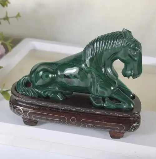 外销孔雀石摆件