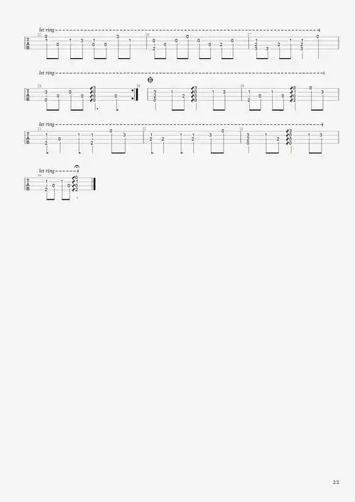 《月亮代表我的心》 邓丽君 尤克里里指弹谱