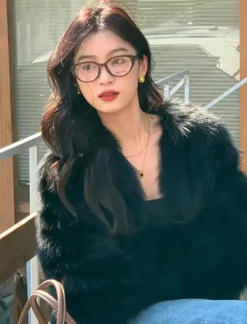 戴眼镜发型.|发型|眼镜_新浪新闻