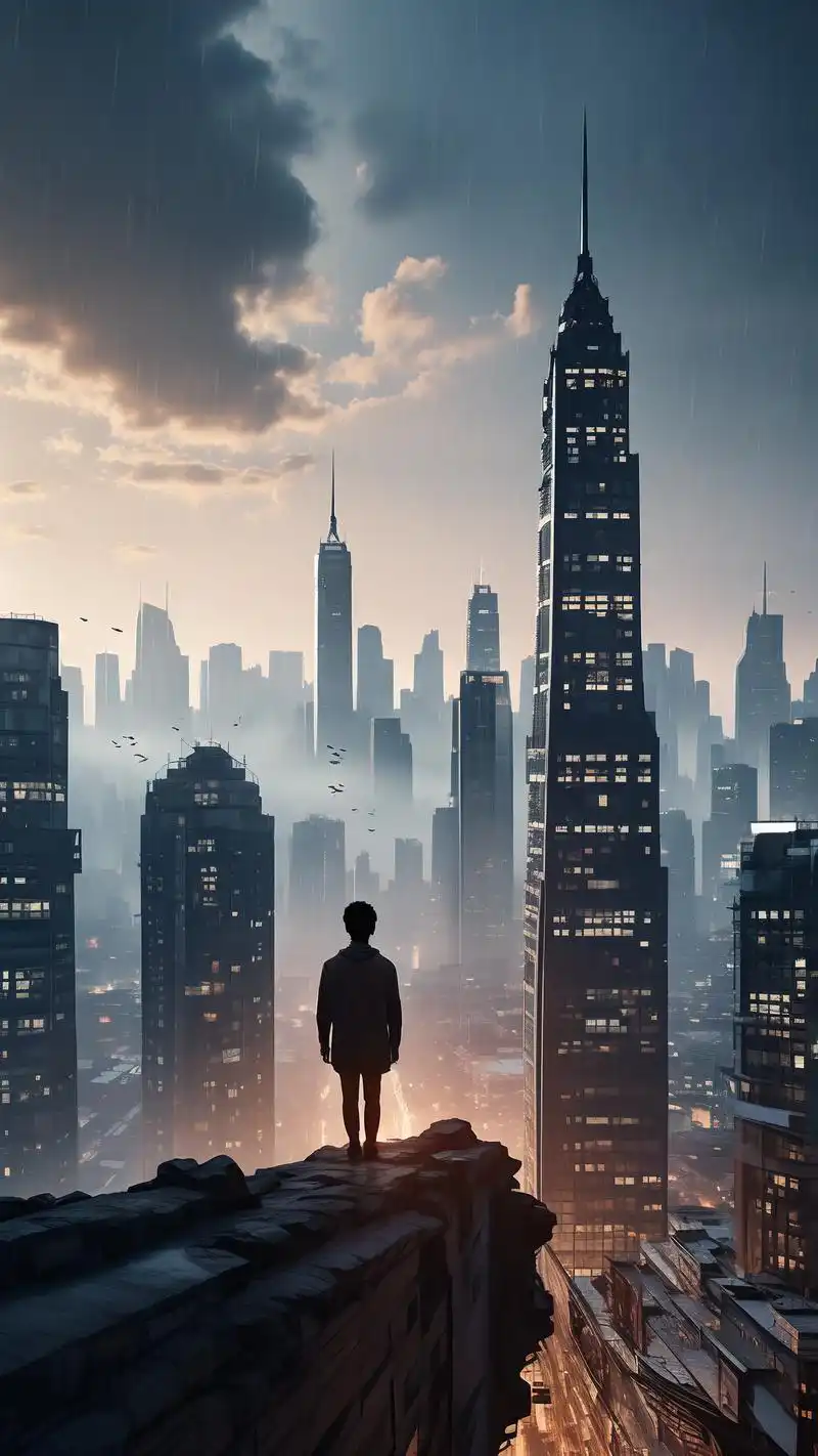 男生背影壁纸,氛围感拉满94