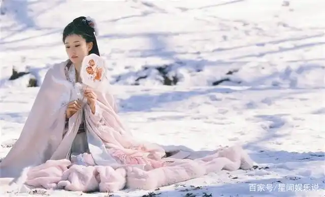 "雪中有佳人,娇容绝红尘.