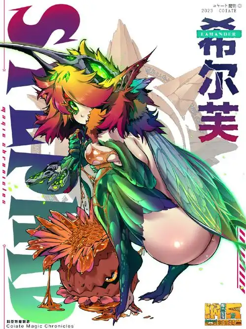 更更更新-科亚特魔物图鉴~希尔芙#魔物娘 ##二次元 ##furryartist