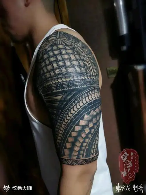 玛雅图腾_纹身图案手稿图片_林涛的纹身作品集