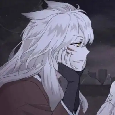 动漫高冷情头黑白