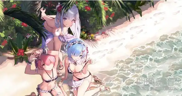 wallpaperengine蕾姆沙滩浴动态壁纸绿色版