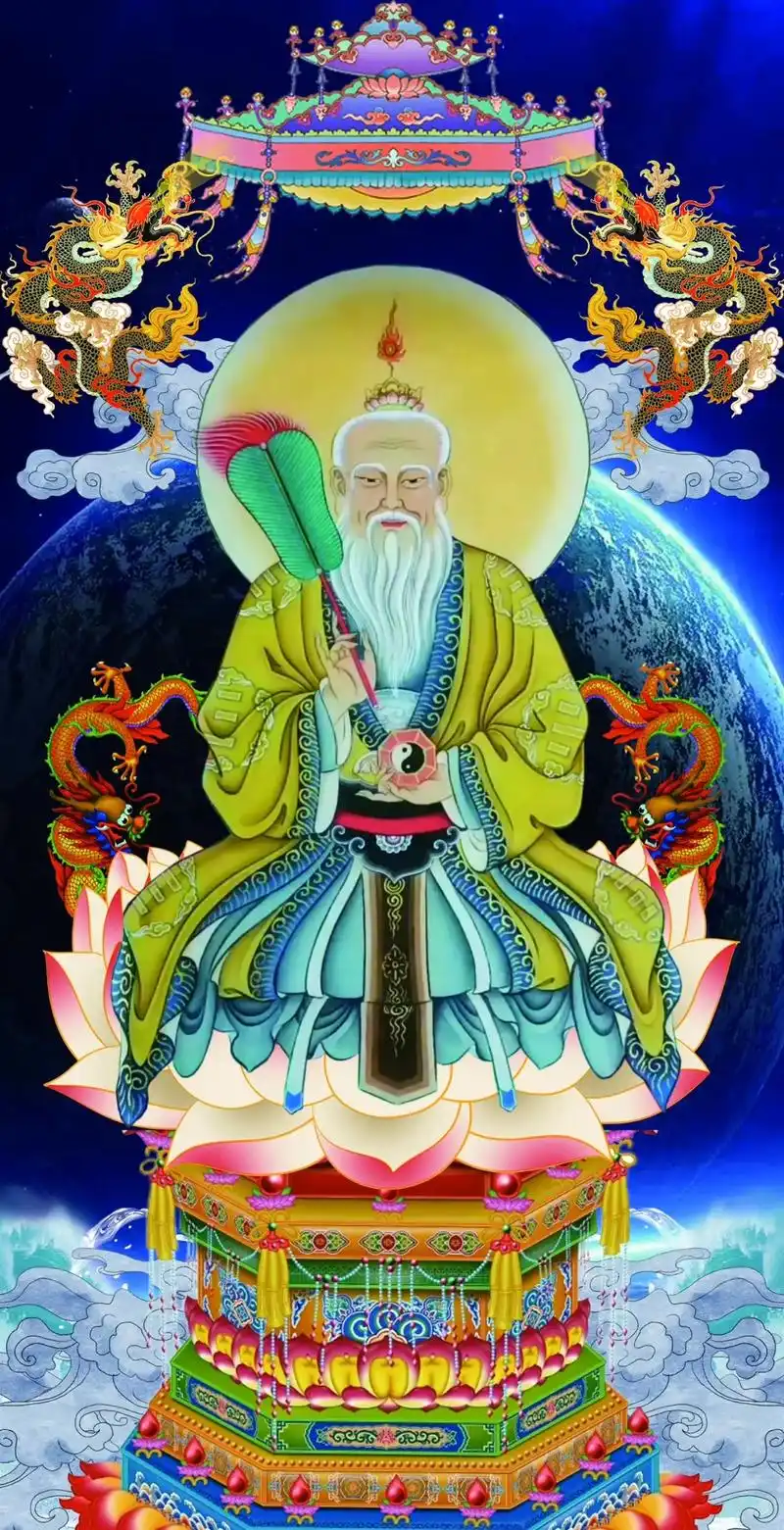 道德天尊 太上老君.#见者好运 道德天尊,又称太清道德天尊, - 抖音