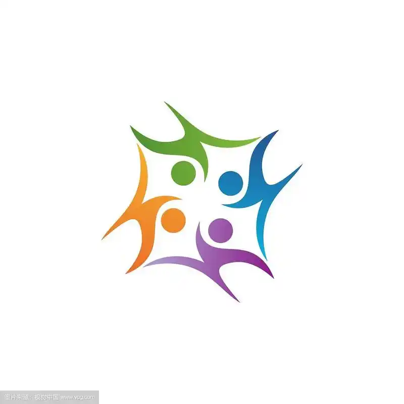 教育儿童团队logo符号图标矢量设计