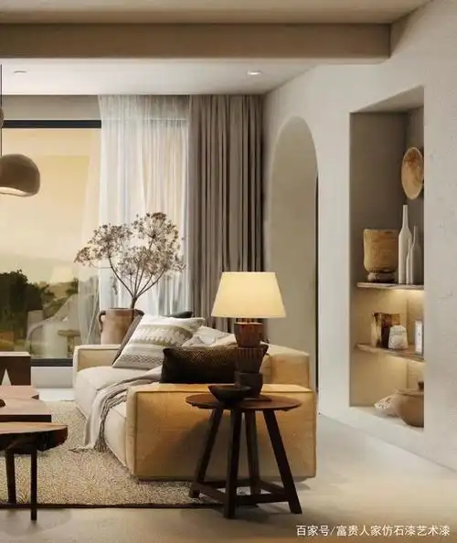 富贵人家|高级感的生活是怎样的—艺术漆搭配效果,让改变发生