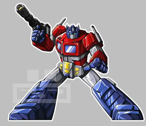 金宝擎天柱插画/封绘/包装效果