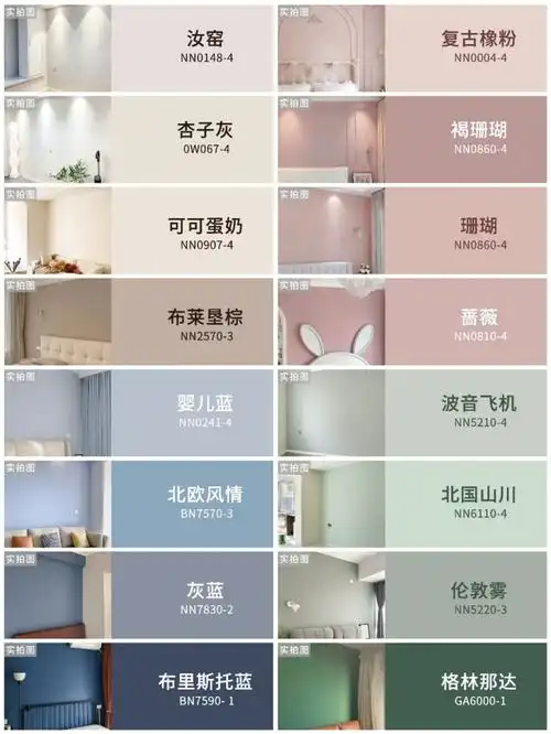 立邦乳胶漆热门色号77实拍图73无滤镜