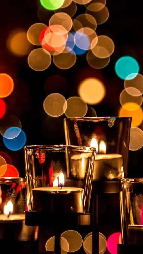 唯美灯火意境摄影,高清图片,手机锁屏桌面-壁纸族