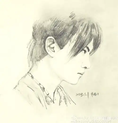 2015电视剧神雕侠侣随手画杨过 陈晓饰演杨过 cr.