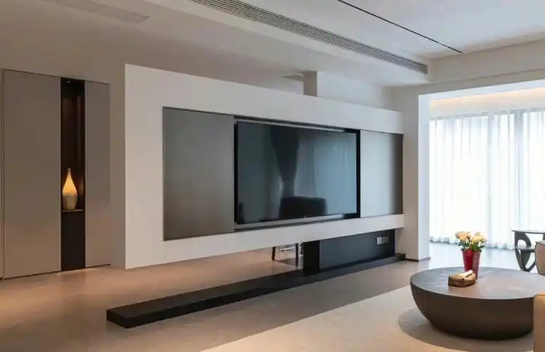 悬空电视背景墙案例