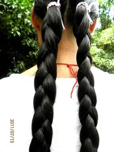 剪下又粗又长的青春大辫子-上海ww284#(7) 剪发_中国长发