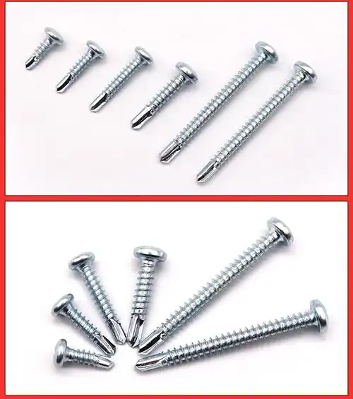 盘头十字钻尾丝大和圆头自攻螺丝国标镀锌燕尾螺丝钉m4.2m4.