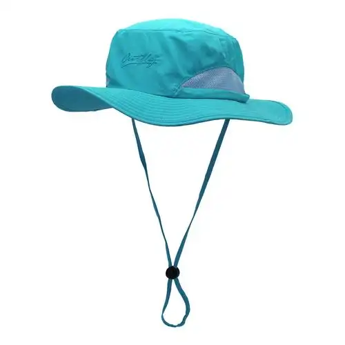 帽子边遮阳夏大沿帽太阳帽椭圆夫帽网眼男士户外速干防紫外线_不打折