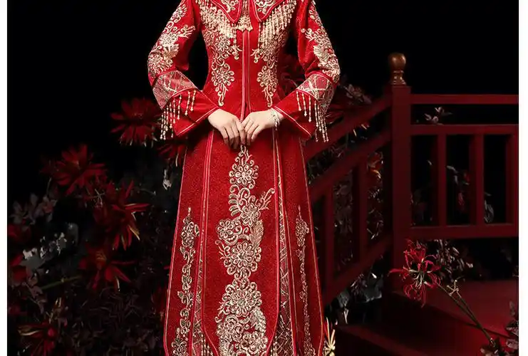 秀禾服2020年新款新娘结婚礼服中式嫁衣凤冠霞帔婚服出嫁秀和服女