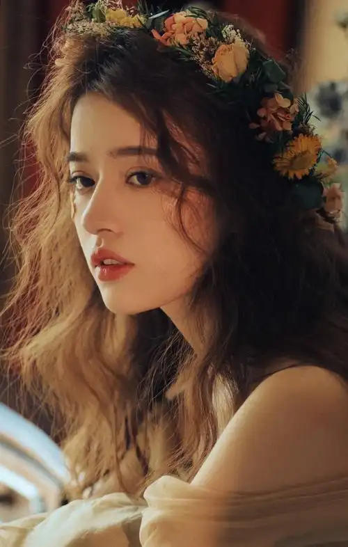 法式油画少女感,浪漫唯美#个人写真艺术照