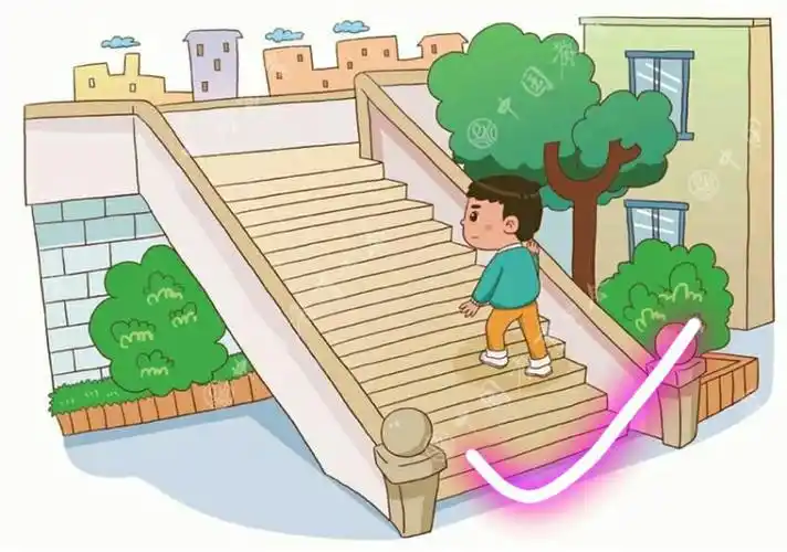 大幼儿园安全课《上下楼梯要注意》