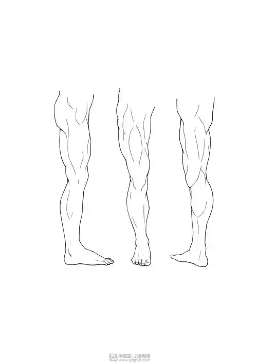 作业:如何学动漫插画之腿的画法与训练技巧 - 你想怎么说 - 轻微课
