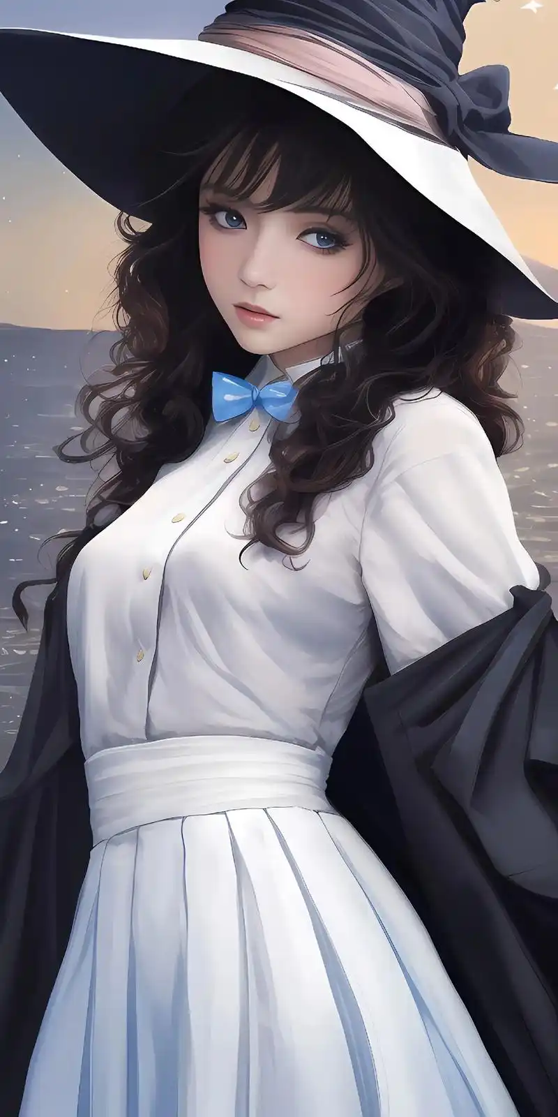 (原创壁纸)白衣女巫.这个穿白色衣服的女巫吗?呐,这不就是么 - 抖音