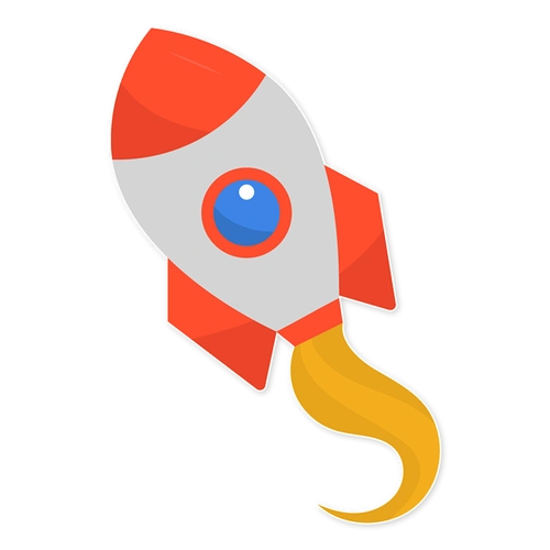 小火箭图片大全-高清卡通小火箭图片-简笔画小火箭图片素材下载