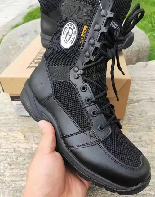 警用超轻户外作战靴-夏季网款【价格 公司】-江苏六扇门警用装备有限