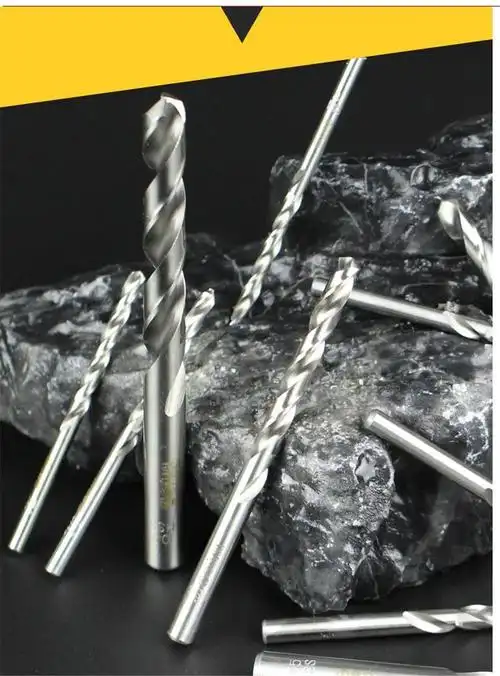 老a(laoa)麻花钻头 多功能直柄电钻钻头 磨制金属钻头组钻头盘 13件套