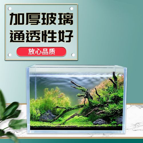 超白鱼缸浮法玻璃鱼缸白晶水陆缸成品玻璃缸水草缸特价清仓直角