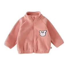 婴儿摇粒绒外套秋装冬季男女宝宝冬装童装小婴儿上衣儿童衣服秋冬