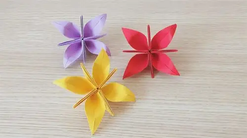 立体花折纸教程,步骤详细,简单易学!