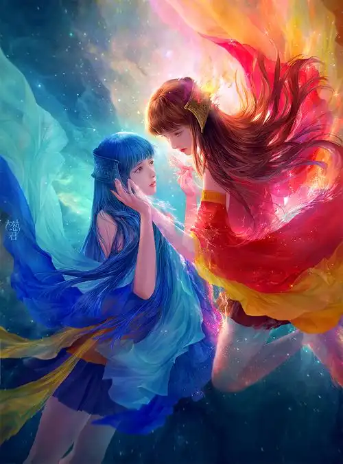 双生——离别|插画|游戏原画|大葱君_原创作品-站酷zcool