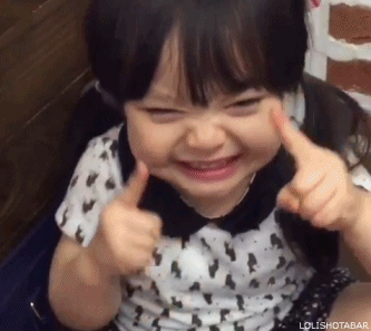 金在恩萌娃梨涡妹妹可爱gif动图_动态图_表情包下载_soogif